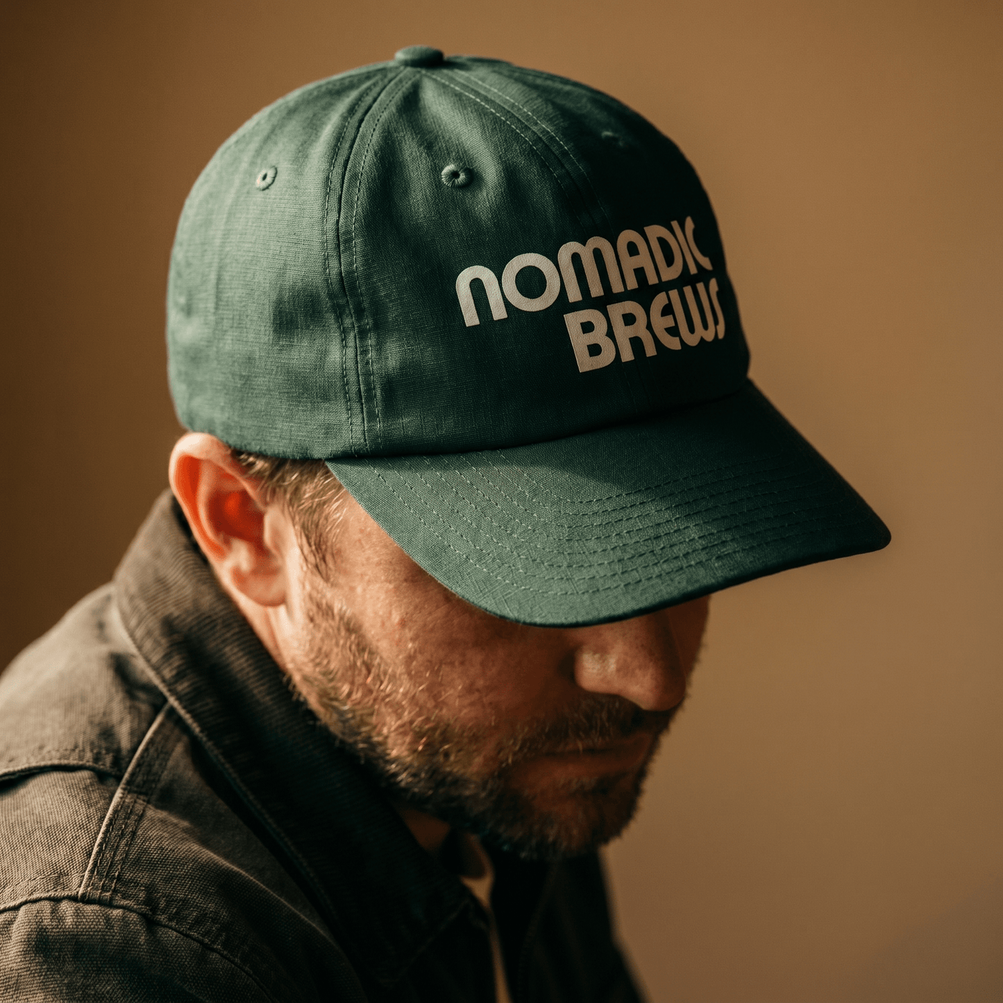 Nomadic Brews Logo Hat - Dark Green - Created By 1991 - Apparel