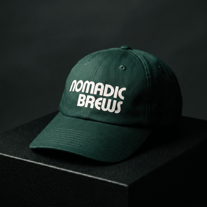 Nomadic Brews Logo Hat - Dark Green - Created By 1991 - Apparel