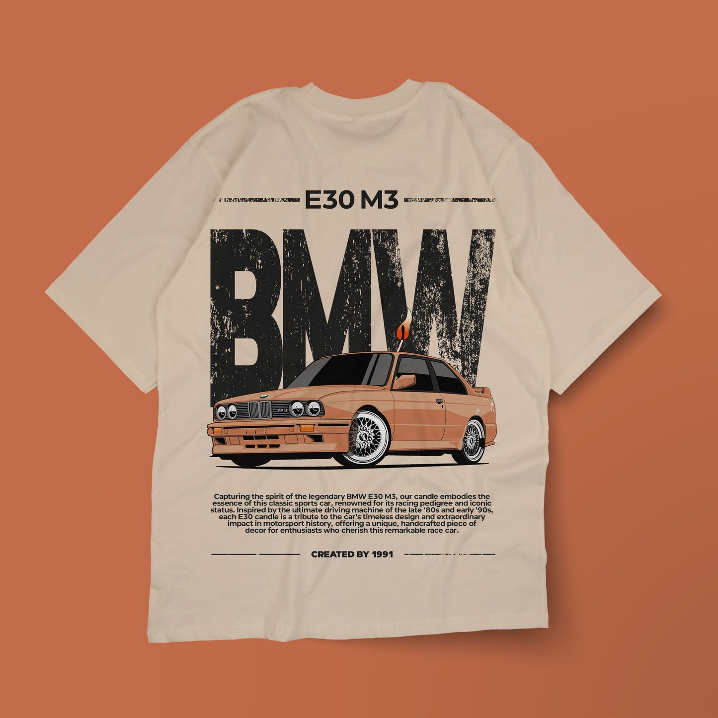 E30 M3 Shirt - Ivory - Created By 1991 - Apparel