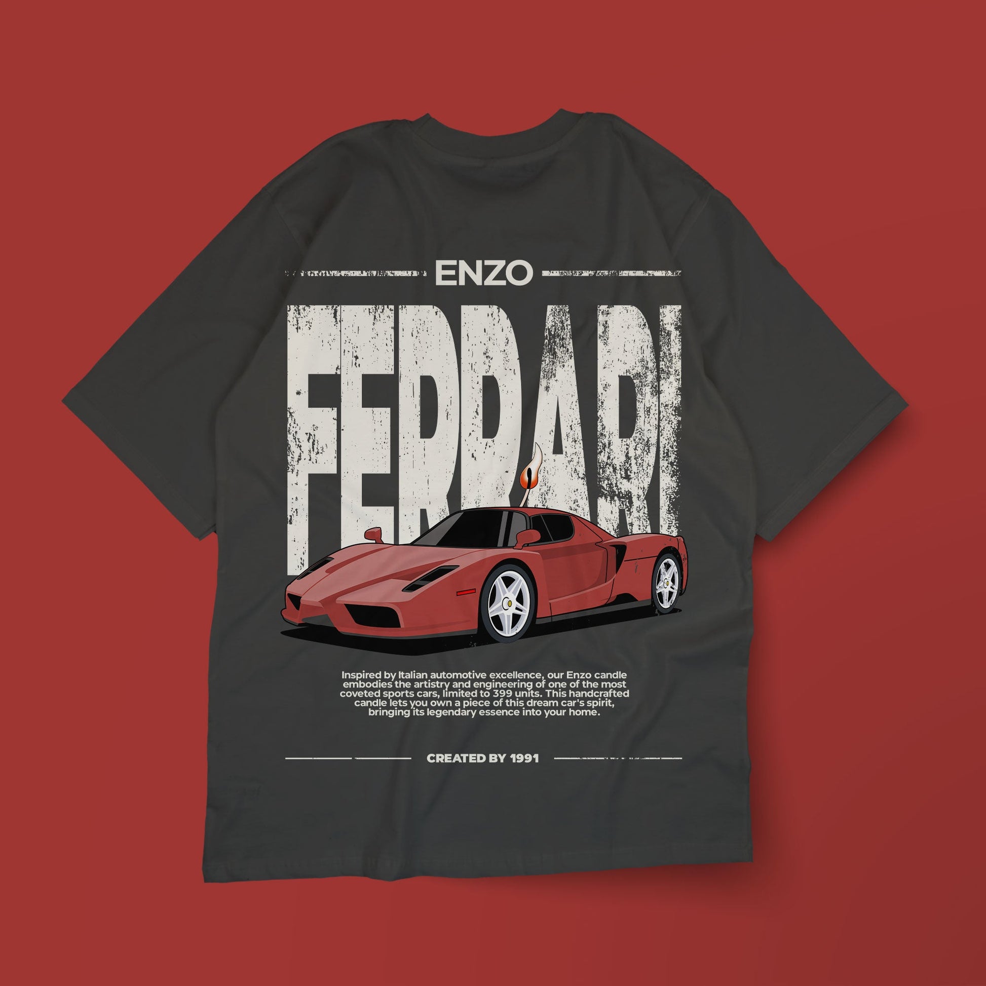 Enzo Shirt - Vintage Black - Created By 1991 - Apparel