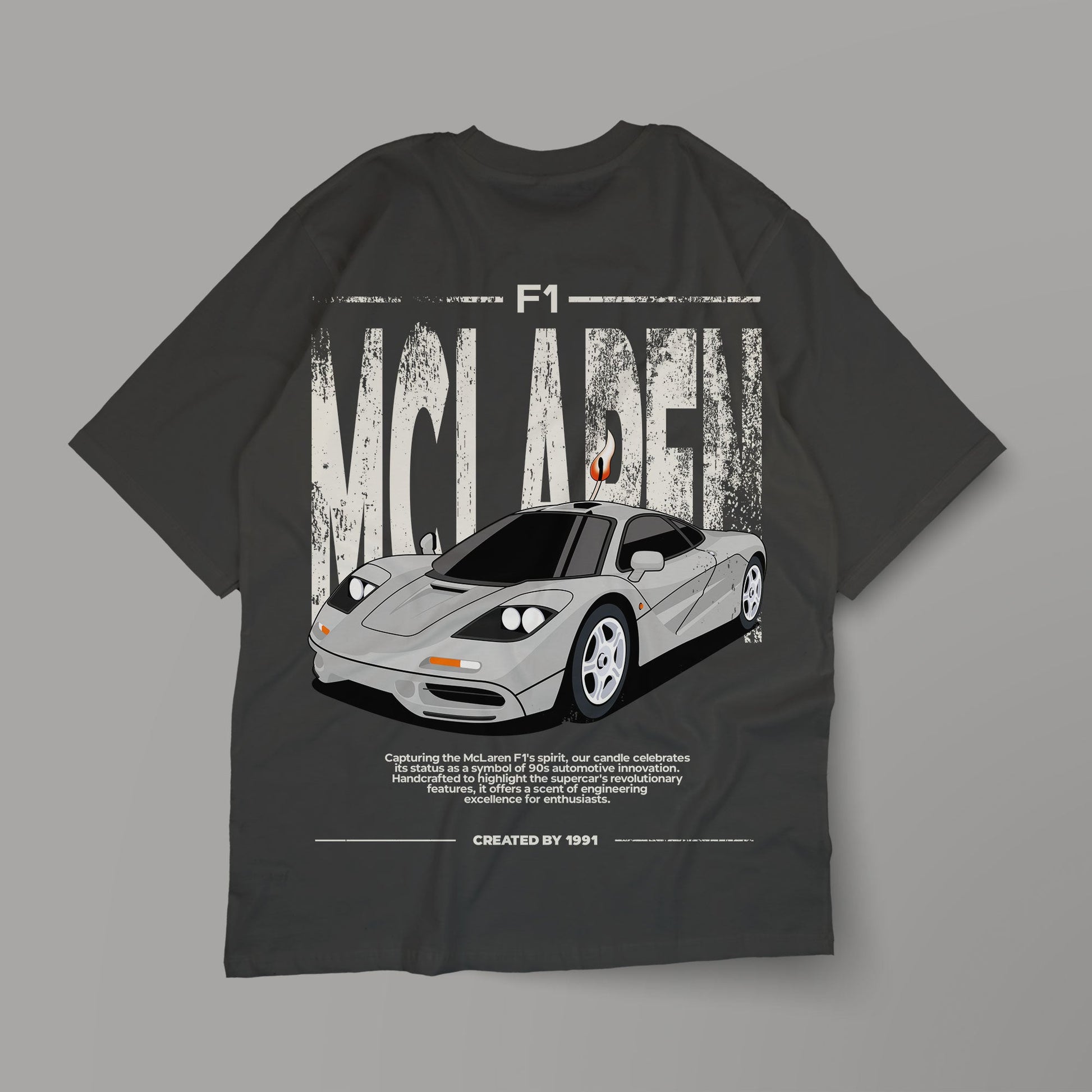 F1 Shirt - Vintage Black - Created By 1991 - Apparel